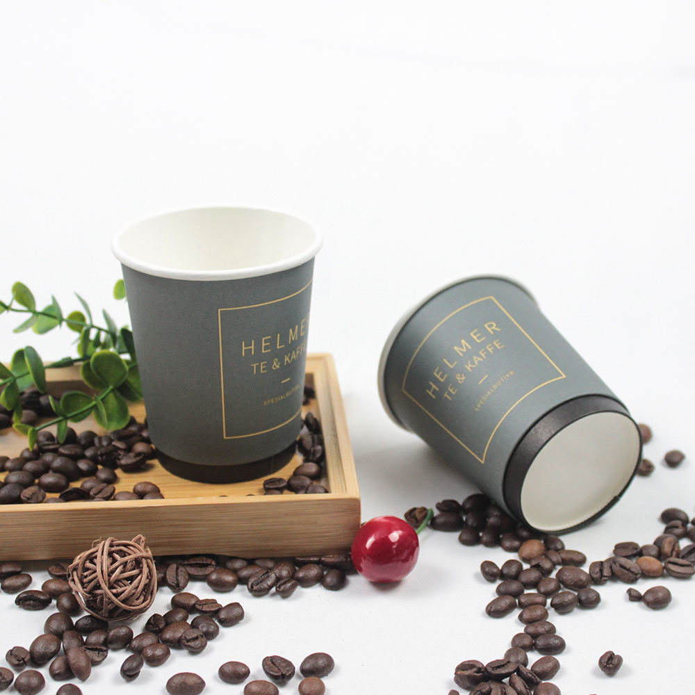 Paper Beverage Cups for Coffee Tea Juice Cafe Restaurant Catering Takeaway Service