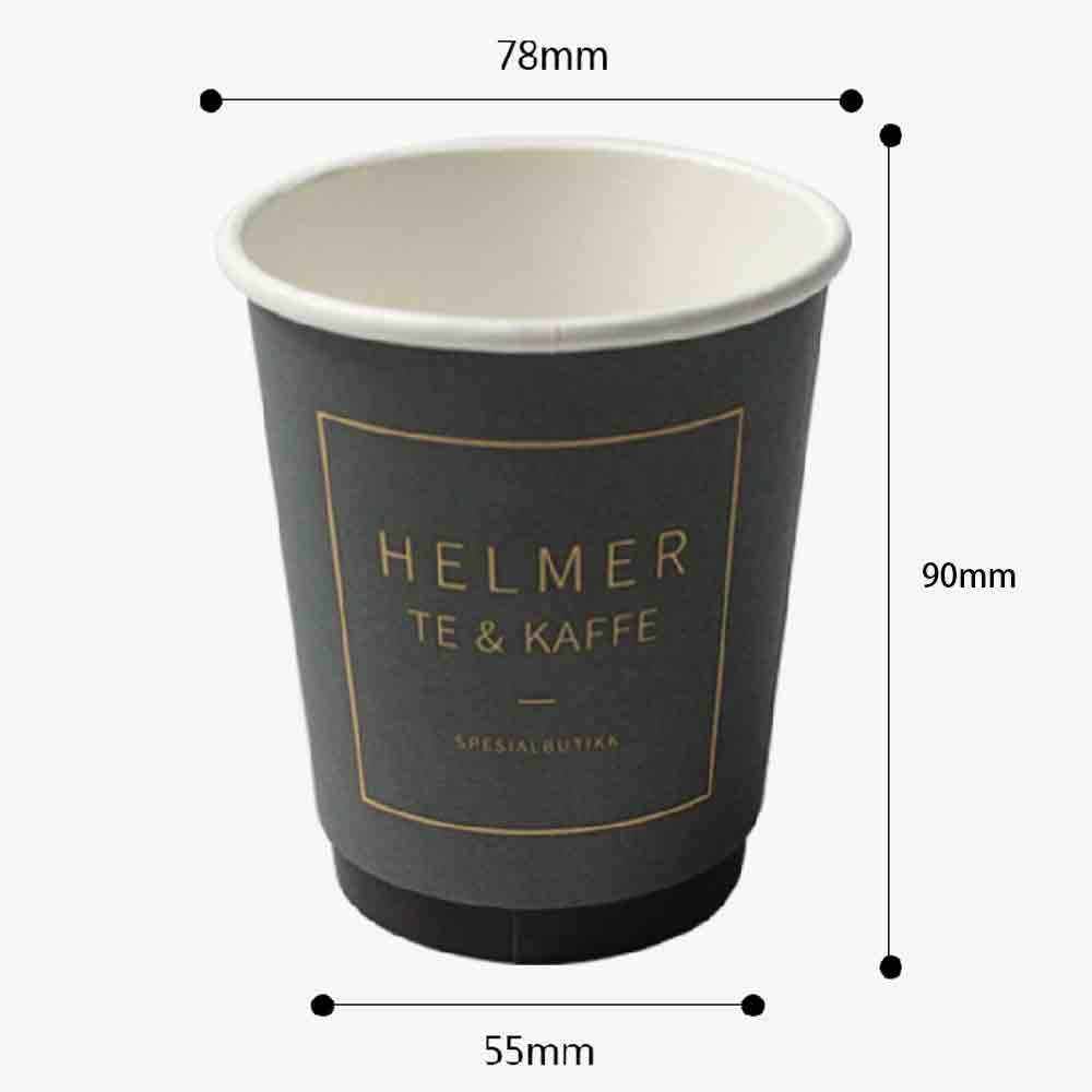 Paper Beverage Cups for Coffee Tea Juice Cafe Restaurant Catering Takeaway Service