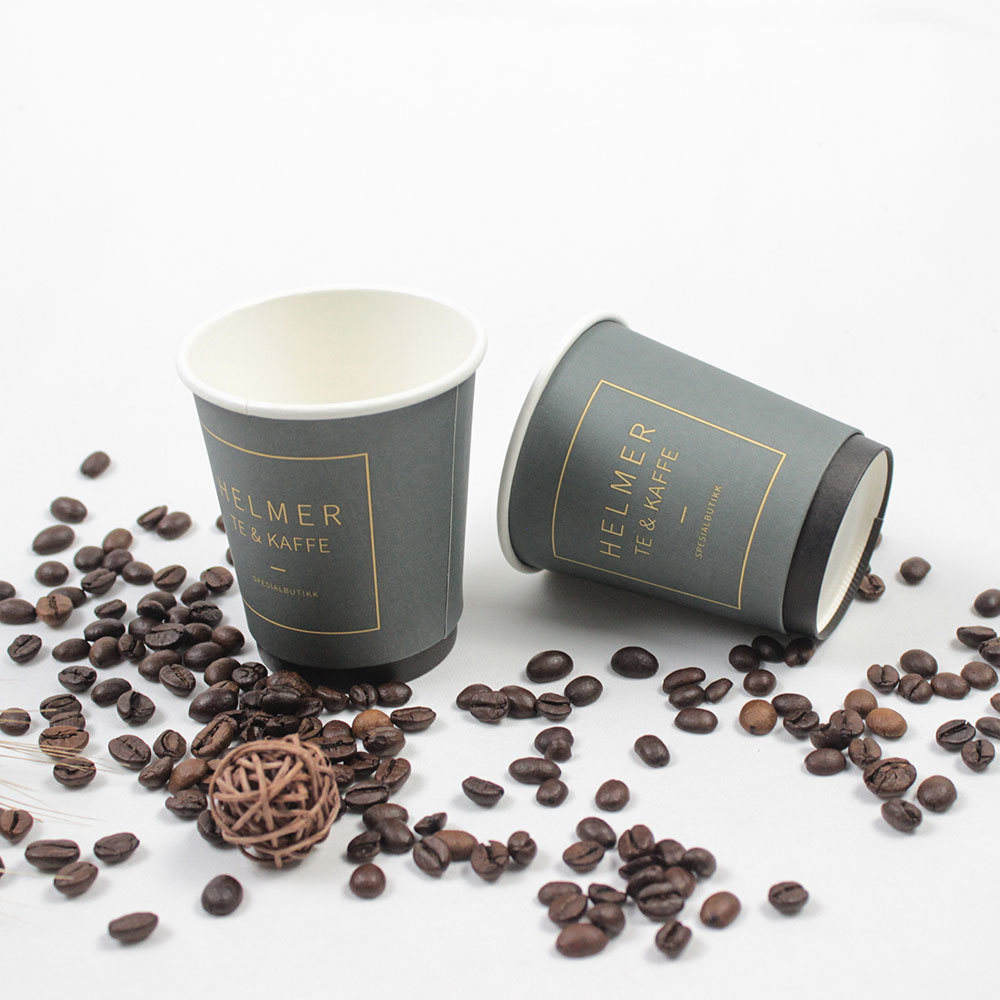 Paper Beverage Cups for Coffee Tea Juice Cafe Restaurant Catering Takeaway Service