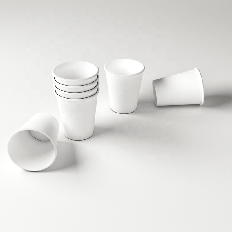 Disposable paper cups suitable for coffee shops, offices, and exhibitions; ideal for serving hot and cold beverages such as coffee, milk tea, and juice.