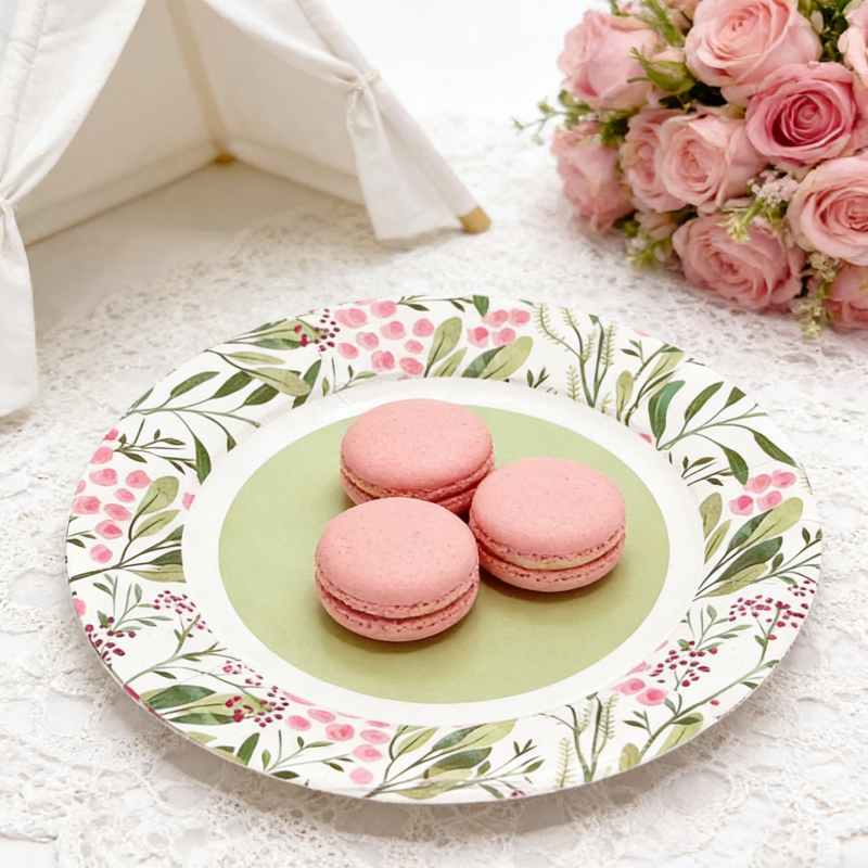 Disposable Paper Plates for Party Catering Restaurant Picnic Takeaway Food Serving