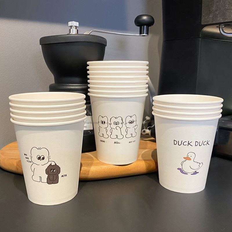Paper Beverage Cups for Coffee Tea Juice Cafe Restaurant Catering Takeaway Service
