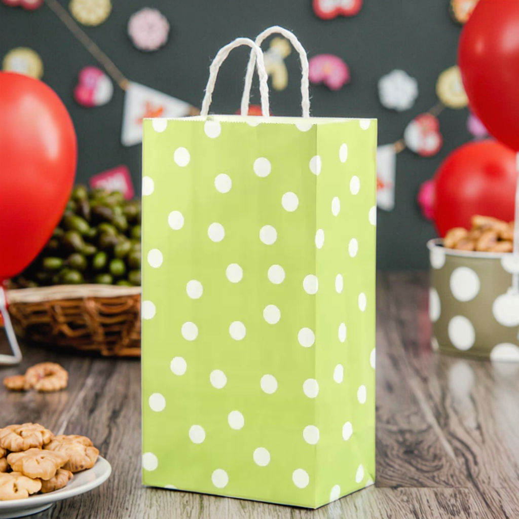 Eco Friendly Kraft Paper Bags for Bakery Grocery Retail Shopping Takeaway Food Packaging