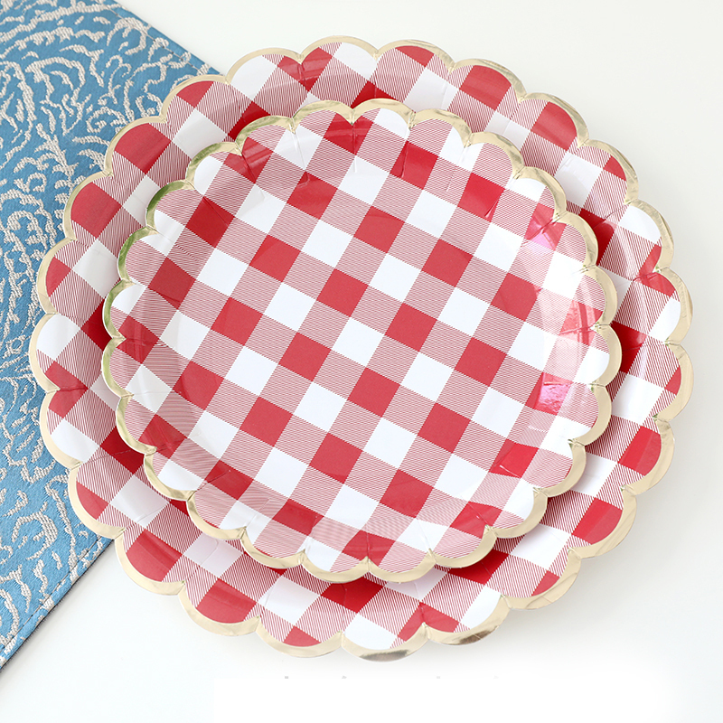 Best-selling Disposable Party Plates for Kids' Birthdays – Food-Grade, Eco-Friendly Plates for Camping, Cake, Snacks, and Milk