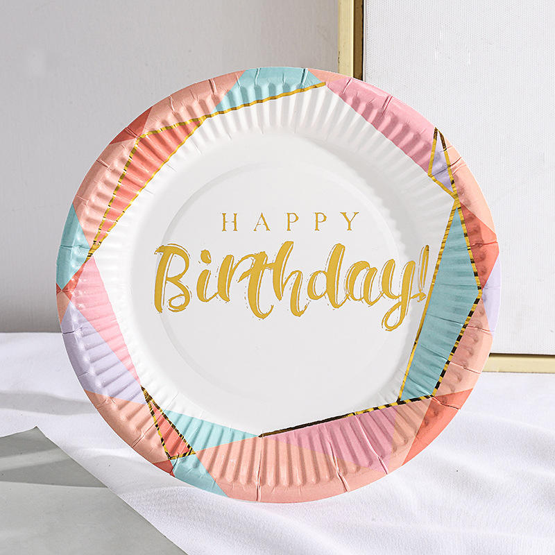 Disposable Paper Plates for Party Catering Restaurant Picnic Takeaway Food Serving