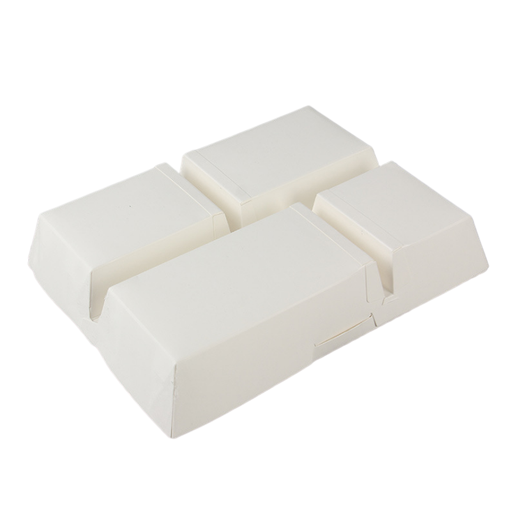Disposable Kraft Paper Bento Lunch Box with Compartments for Takeout