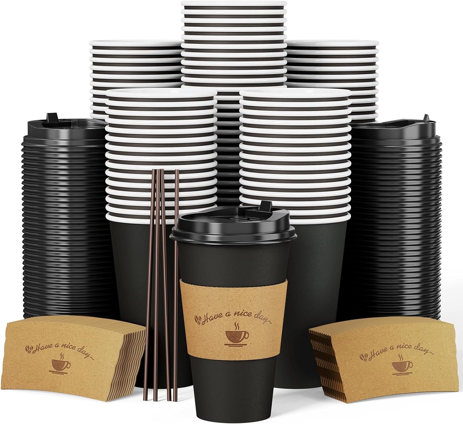 Custom-printed biodegradable disposable paper cups for food and beverage brands - perfect for camping, hot drinks, and parties.