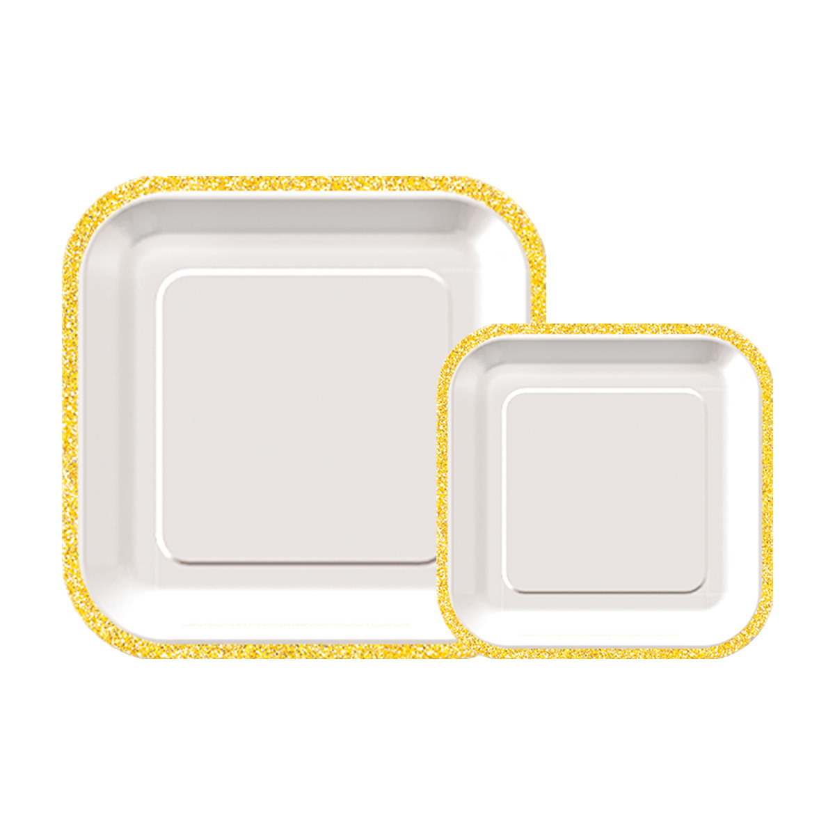 Modern Picnic Tableware Solution: OEM Square Gradient Paper Plates for Outdoor Brands – Suitable for Parties