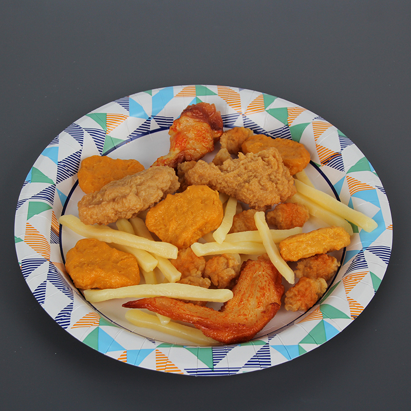 High-quality, customizable, and logo-printed disposable paper plates—ideal for cake shops and parties.