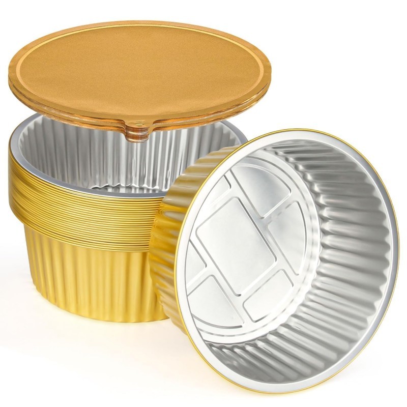 Disposable non-stick aluminum foil roasting/grilling pan for takeout