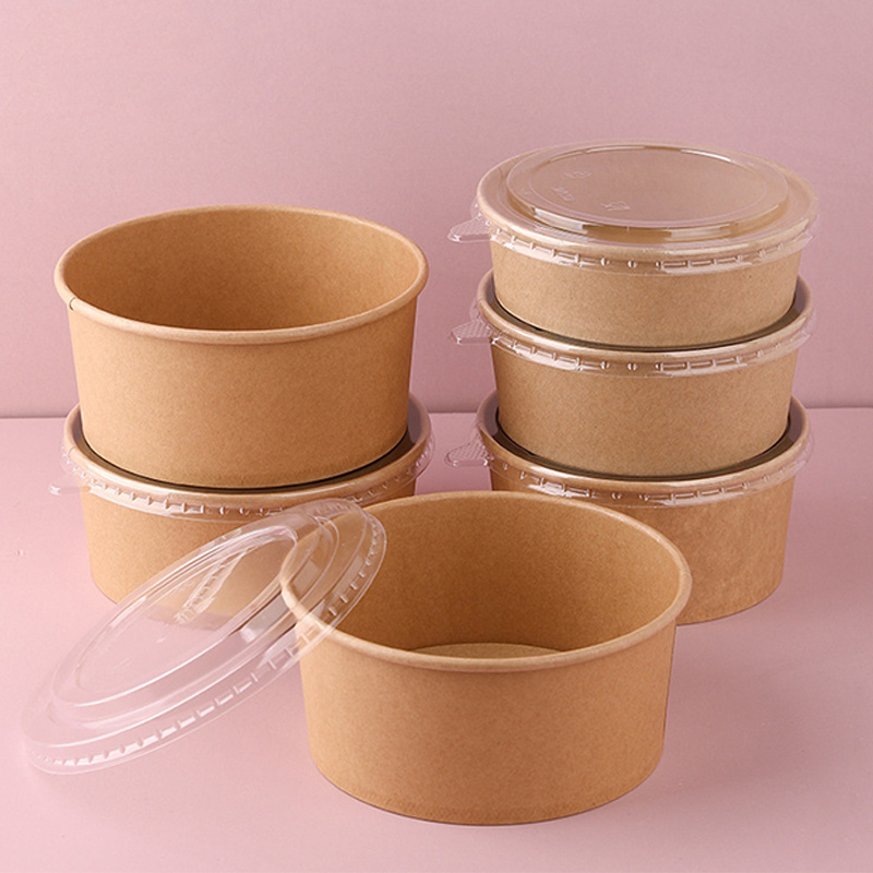 Soup Paper Bowls for Noodles Salad Rice Takeaway Restaurant Catering Food Service
