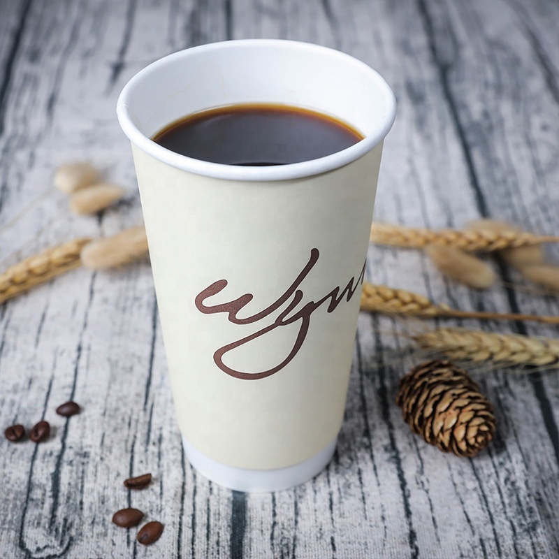 Custom color printed disposable 8 oz paper cups, coffee packaging paper cups, various sizes, wholesale paper cups.