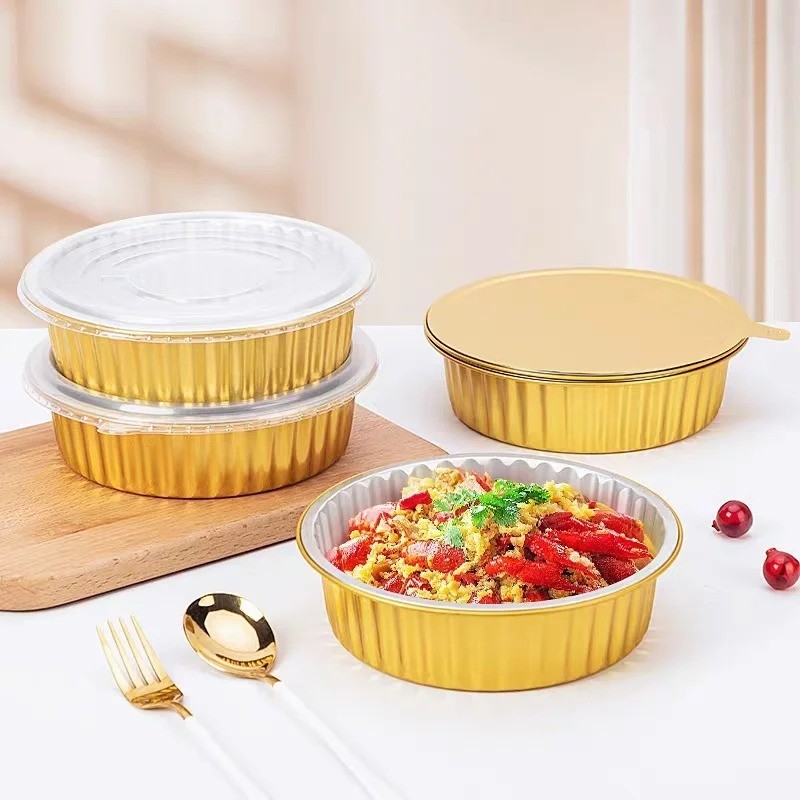 Disposable non-stick aluminum foil roasting/grilling pan for takeout