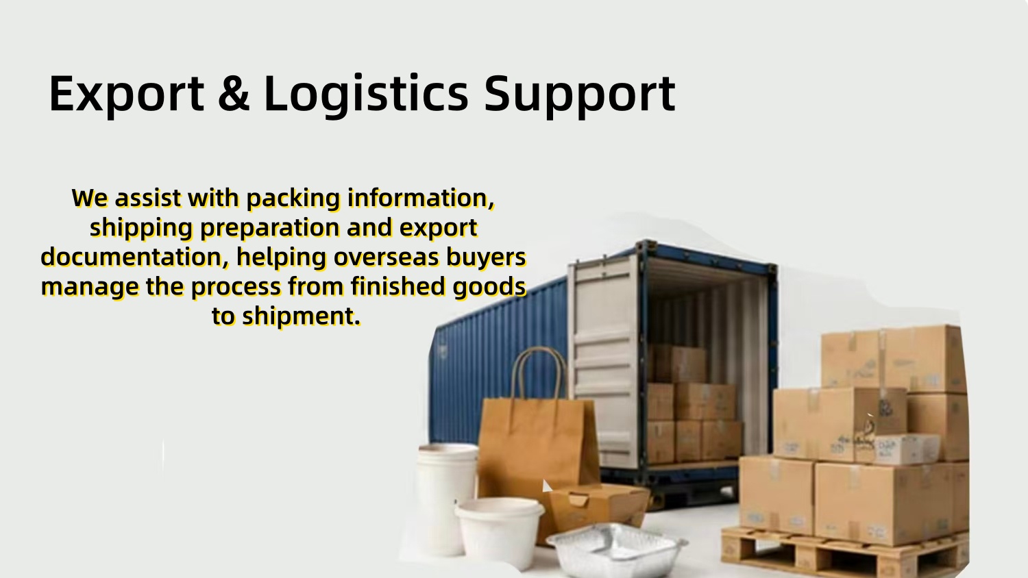 Export & Logistics Support